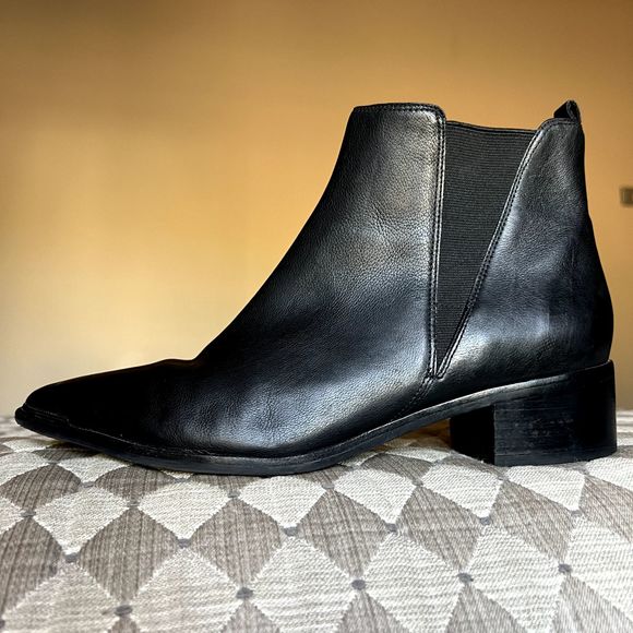 Marc Fisher Black Ankle Boots - Picture 9 of 13
